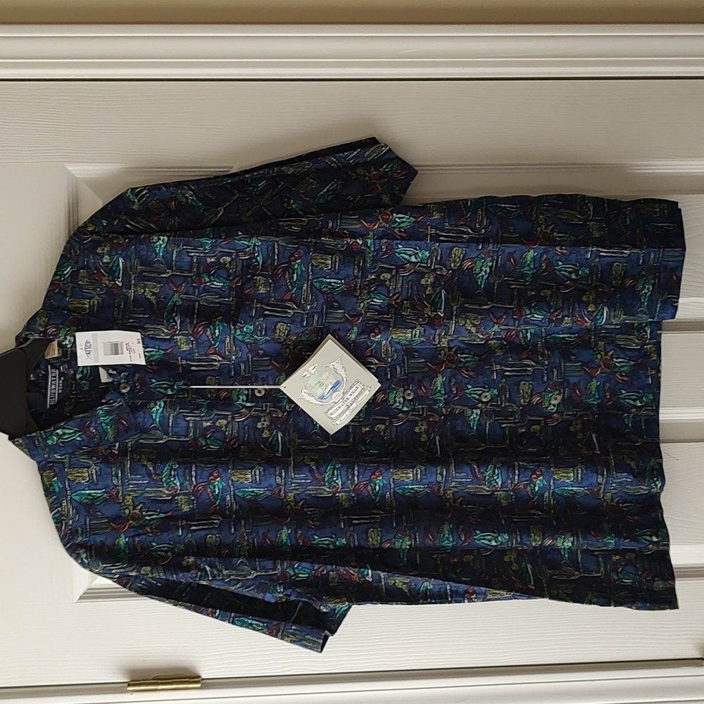 Aftco Roosterfish Woven Button Up Shirt